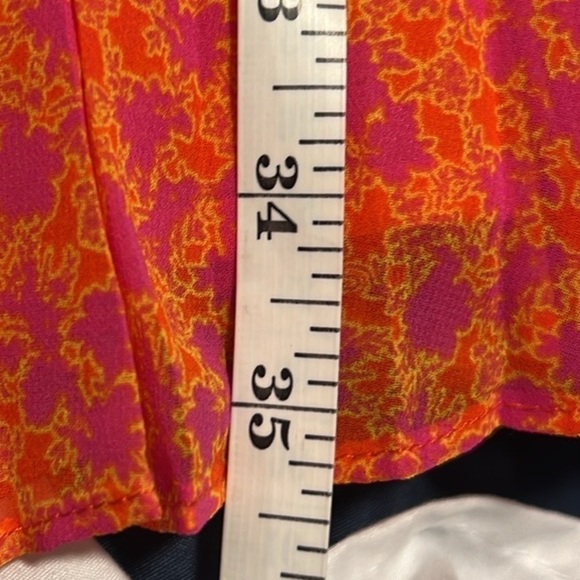Alexis floral flutter sleeve pleated wrap dress,Excellent Condition,Size Medium - Picture 10 of 11